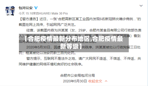 【合肥疫情最新分布地区,合肥疫情最新等级】-第3张图片